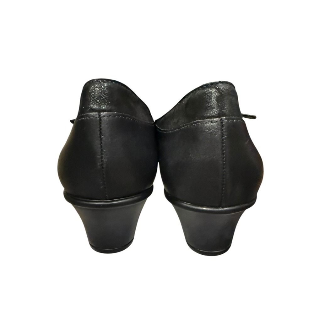 SAS Isabel Mary Jane Kitten Heels Women 10.5 Black Leather Comfort Work Pumps - Picture 11 of 16